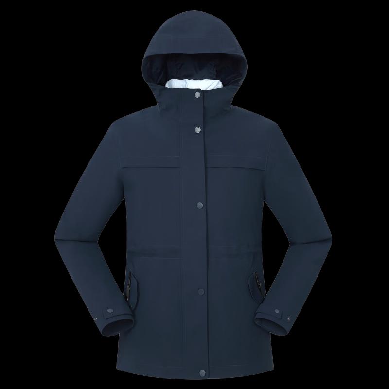 Lanbu Women's 3-in-1 Winter Outdoor Jacket with Duck Down Liner