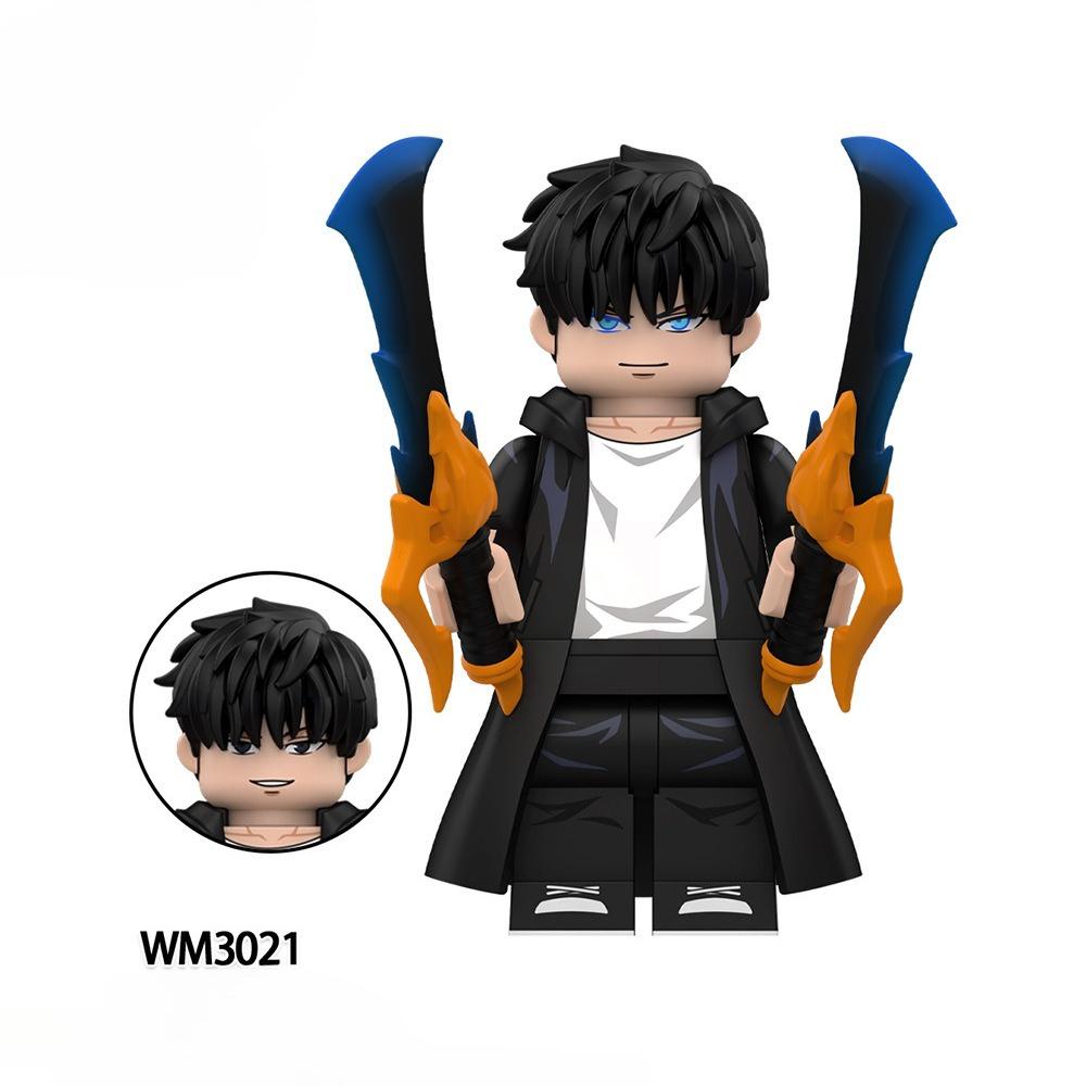 WM6220 Anime Action Figures Parts Bricks Weapons Accessories Blocks Toys
