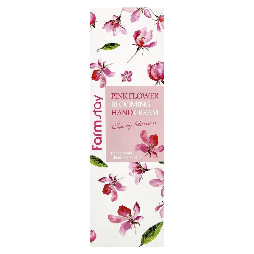Pink Flower Blooming Hand Cream, Cherry Blossom, 100Ml(3.38Fl Oz)