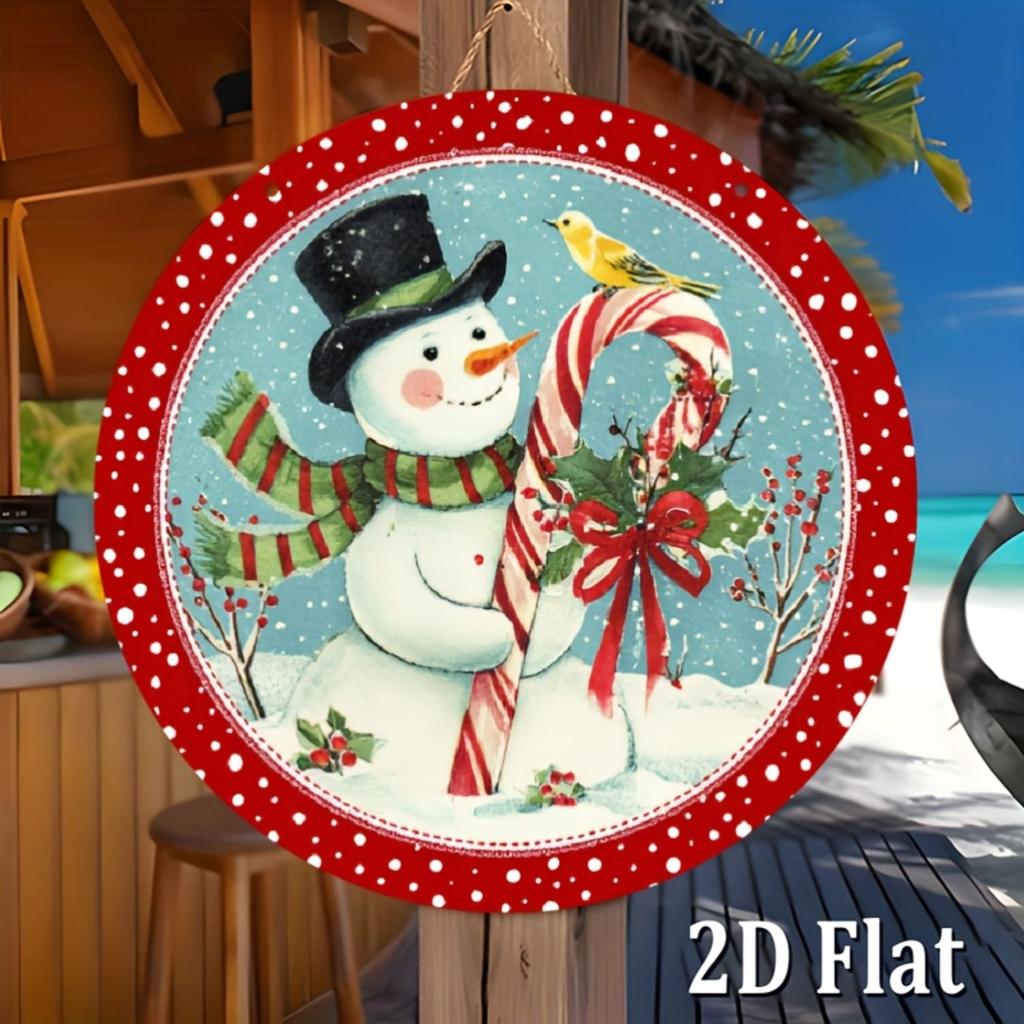 2D Flat Metal Wall Sign Decor