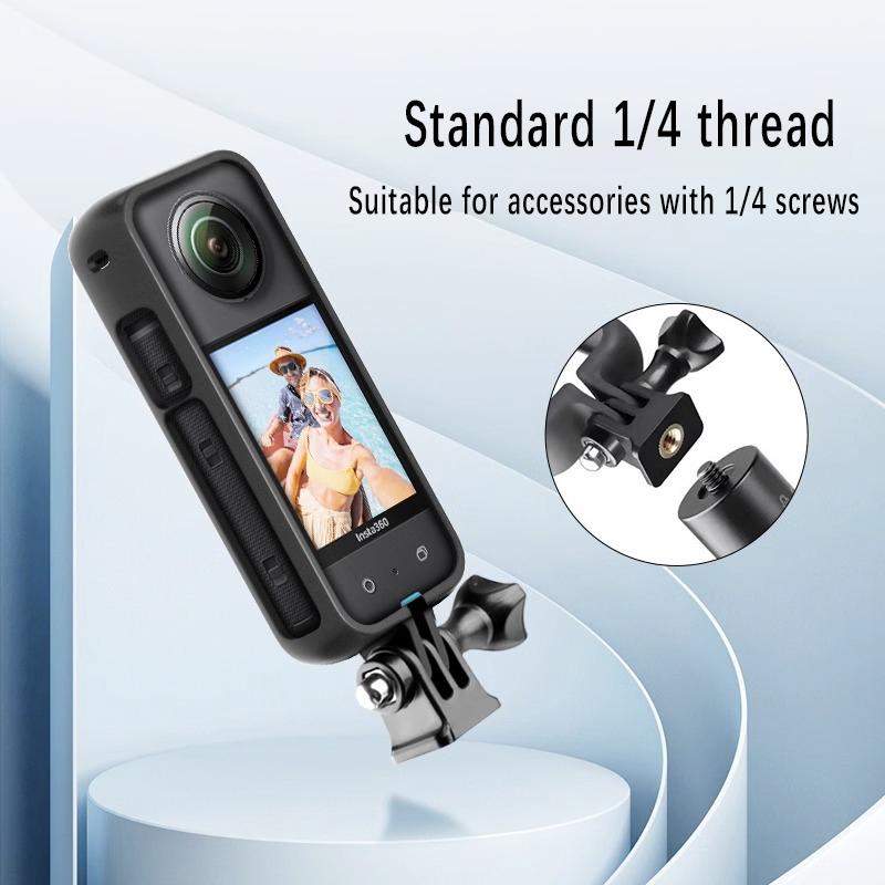 Suitable for Insta360 X3 camera accessories plastic protective frame, tempered film, PC lens protector