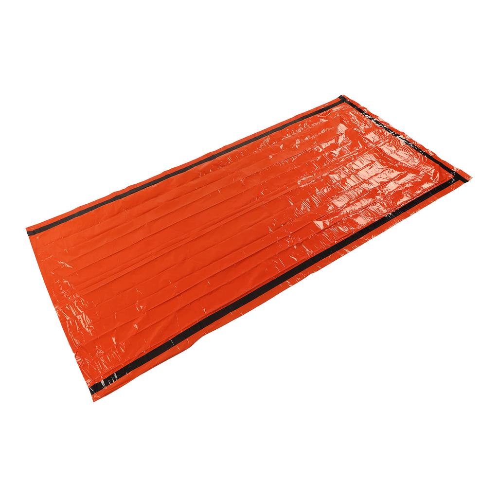 Emergency Survival Sleeping Bag Thermal Insulation PE Aluminum Film Survival Bivouac Bag with Storage Bag for Outdoor