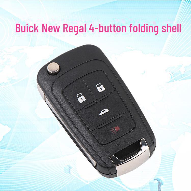 Fits Buick Excelle, Regal, LaCrosse, Chevrolet Cruze, and Malibu Folding Key Shells