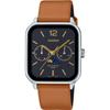 Men's Multi-Dial Quartz Watch MTP-M305L-1AVER Leather Strap Brown Classic