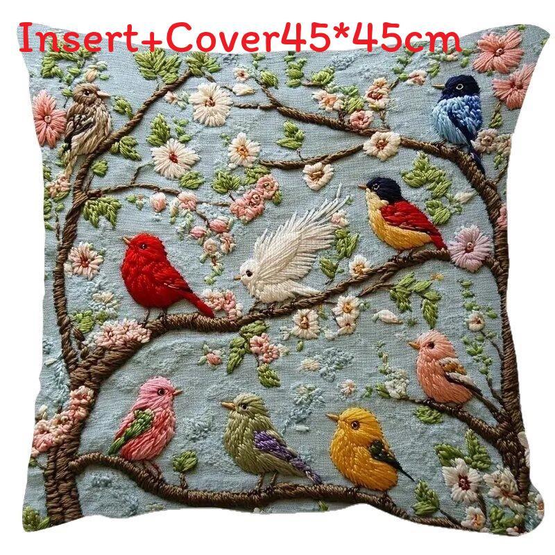 Animal Series Plush Pillow Cover With Digital Print For Living Room Decor
