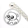 TBH Autism Creature Yippies Creative Funny Yippee Meme Cartoon Glass Cabochon Pendant Necklace Charm Jewelry Gift Jewelry