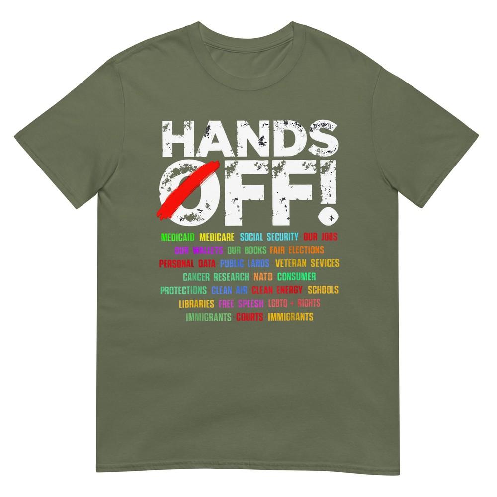 Hands Off Protest Social Security And Medicare Protest TShirt