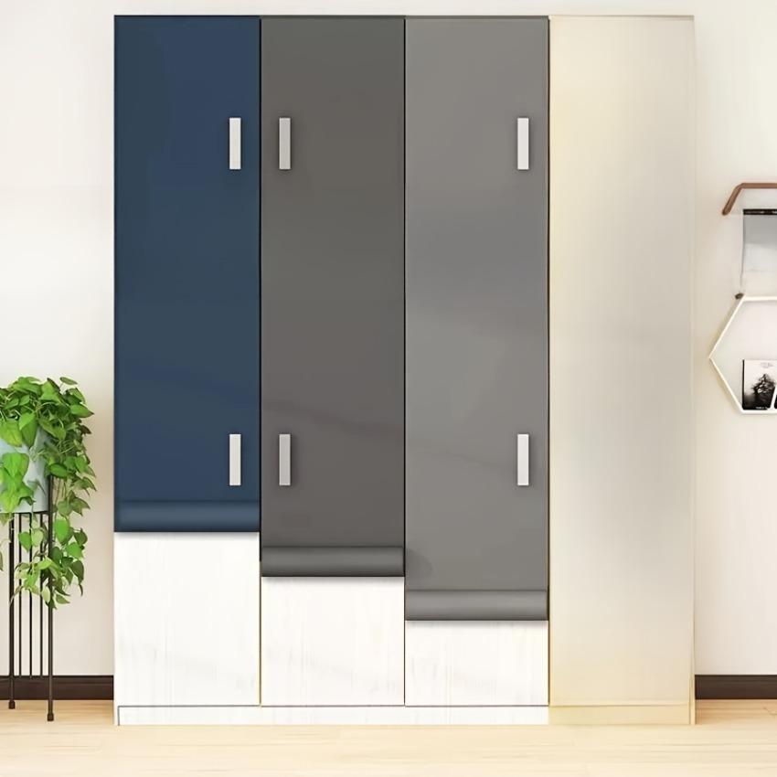 60CM Peel and Stick Vinyl Wallpaper Matte Black Gray White Removable Thick Contact Paper for Walls Kitchens Countertops Cabinets