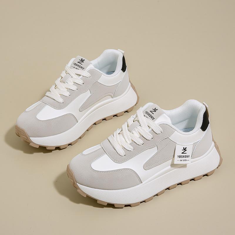 

New dad shoes women s spring student sports running platform heightening shoes 2 40