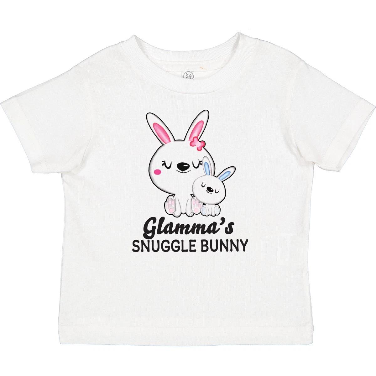 Inktastic Glammas Snuggle Bunny Easter Baby T-Shirt Kids Grandma With Grandson 100