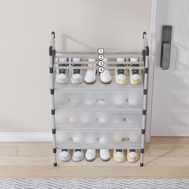 Shoe Cabinet 1.0: Classic Multi-Layer Dustproof Entryway Rack for Household