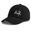 Gorra de Béisbol con Estampado de Fe para AdultosEstilo Retro Minimalista Casual Suave Ajustable Gorra de PadrePerfecta Como Regalo