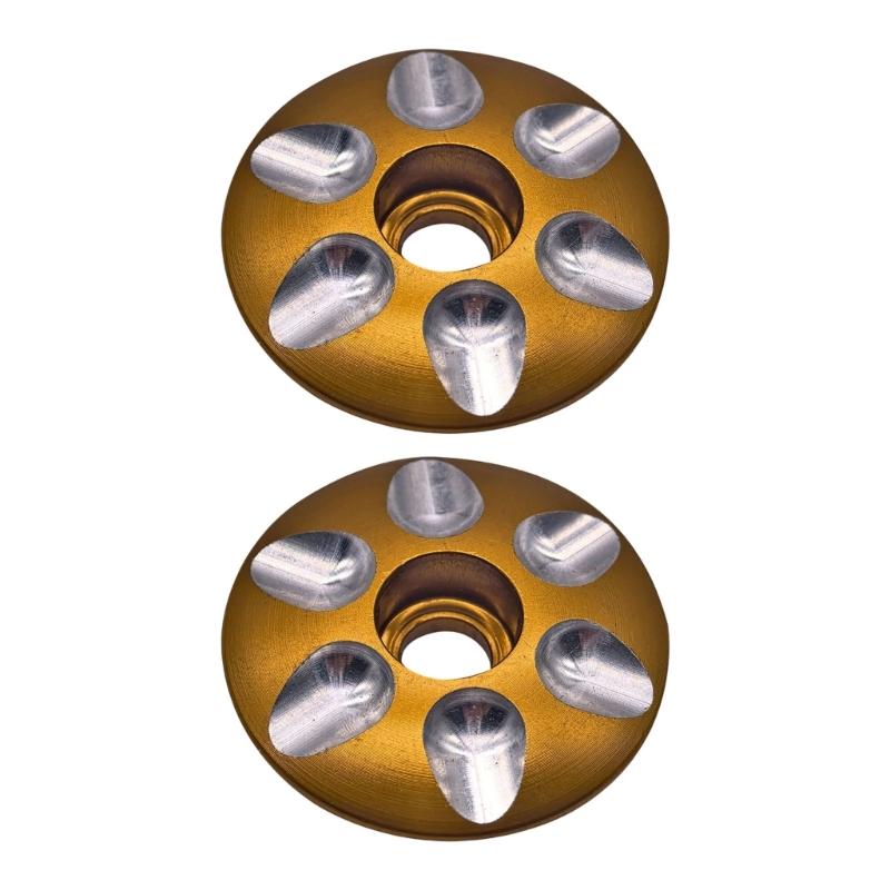 Light weight Aluminum Alloys Bicycles Headset Cap Durability Bicycles Stem Cover for Fork Steerer Tube