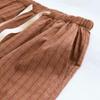 Damen Sommer Pyjama und Strandshorts aus reiner Baumwolle, gewaschen