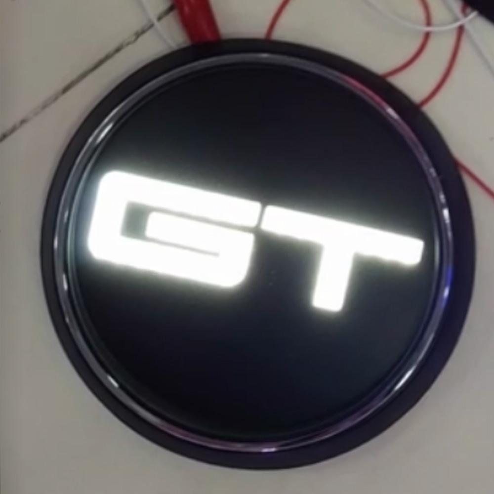 

Белый светодиодный задний фонарь Mustang GT 16,5 см, эмблема GT для багажника, подсветка для Ford Mustang 2015-2019 GT, подсветка багажника Ford, задний фонарь Ford