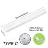 Motion Sensor Light Wireless LED Night Light Type C Rechargeable Light Cabinet Wardrobe Lamp Staircase Backlight For Kitchen LED