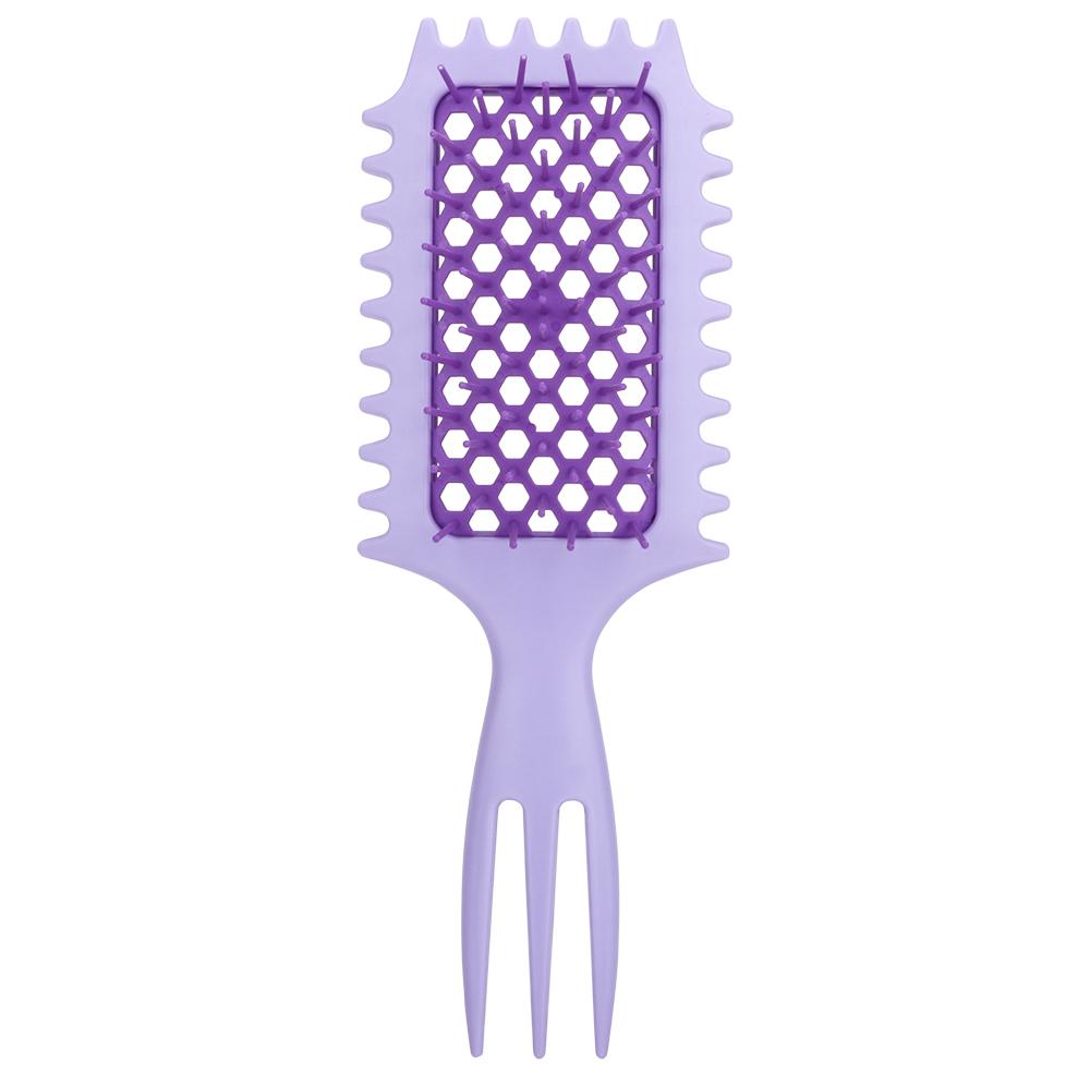 1 Stück Vielseitiger Haarstyling-Kamm - Weicher Schwamm Langlebig & Nass-/Trockenanwendung für Alle Haartypen