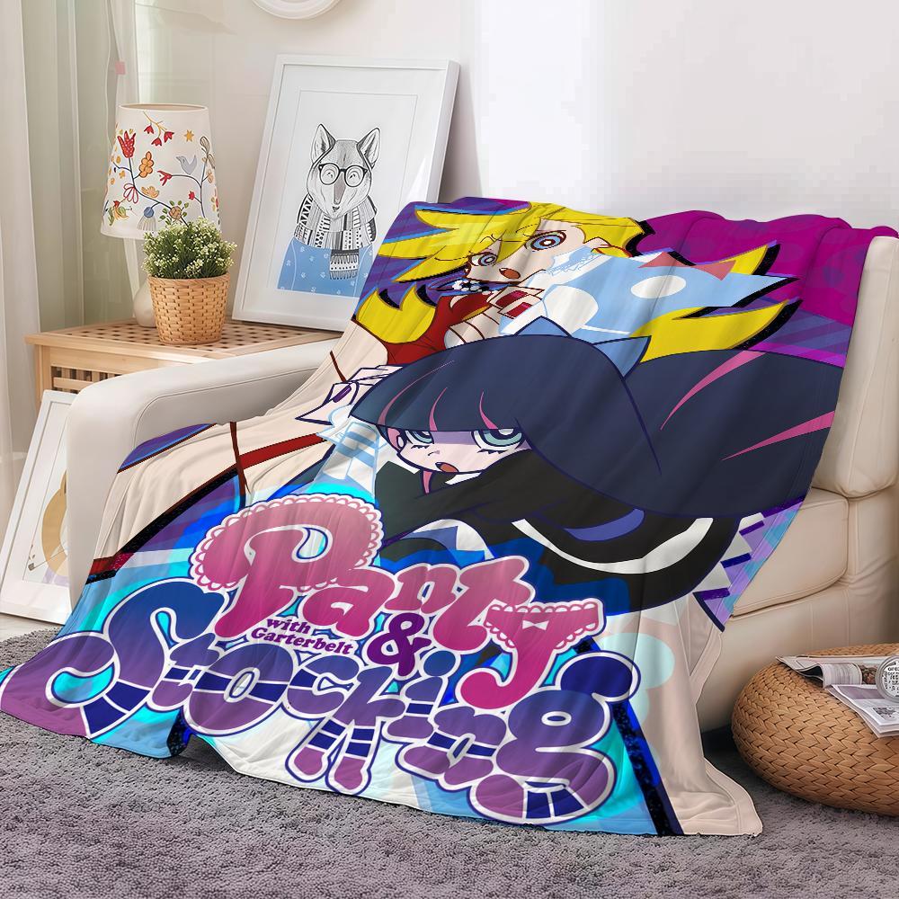 Cartoon P-Panty S-Stocking Blanket Warm And Soft Suitable For Bedroom Living Room Sofa Bed Office Travel Camping