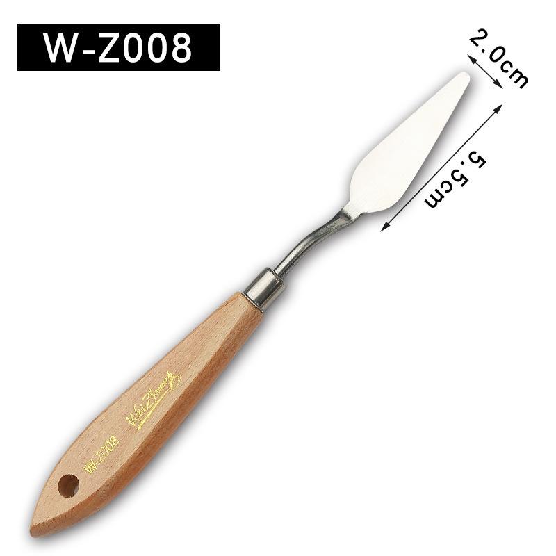 Stainless Steel Art Scraper Knife for Oil Painting and Gouache Pigment