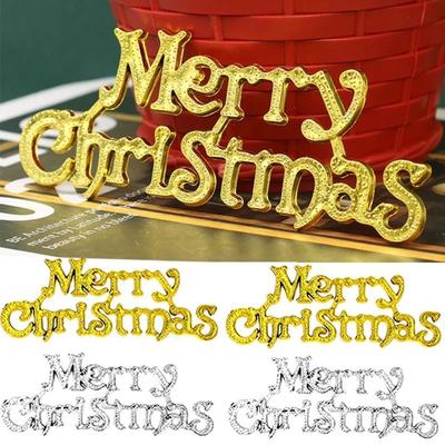 10pcs Merry Christmas Merry Christmas Pendant Sign Door Hanging Ornament Xmas Tree Pendant