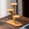 1pc Stable Bamboo Plant Stand Multi-Tier Tree-Shaped Succulent Display Rack Desktop Decor Flower Pot Holder Home Office