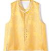 2025 Vest Vest Women's Vest Buckle Folded Top Temperament Retro Style Jacquard