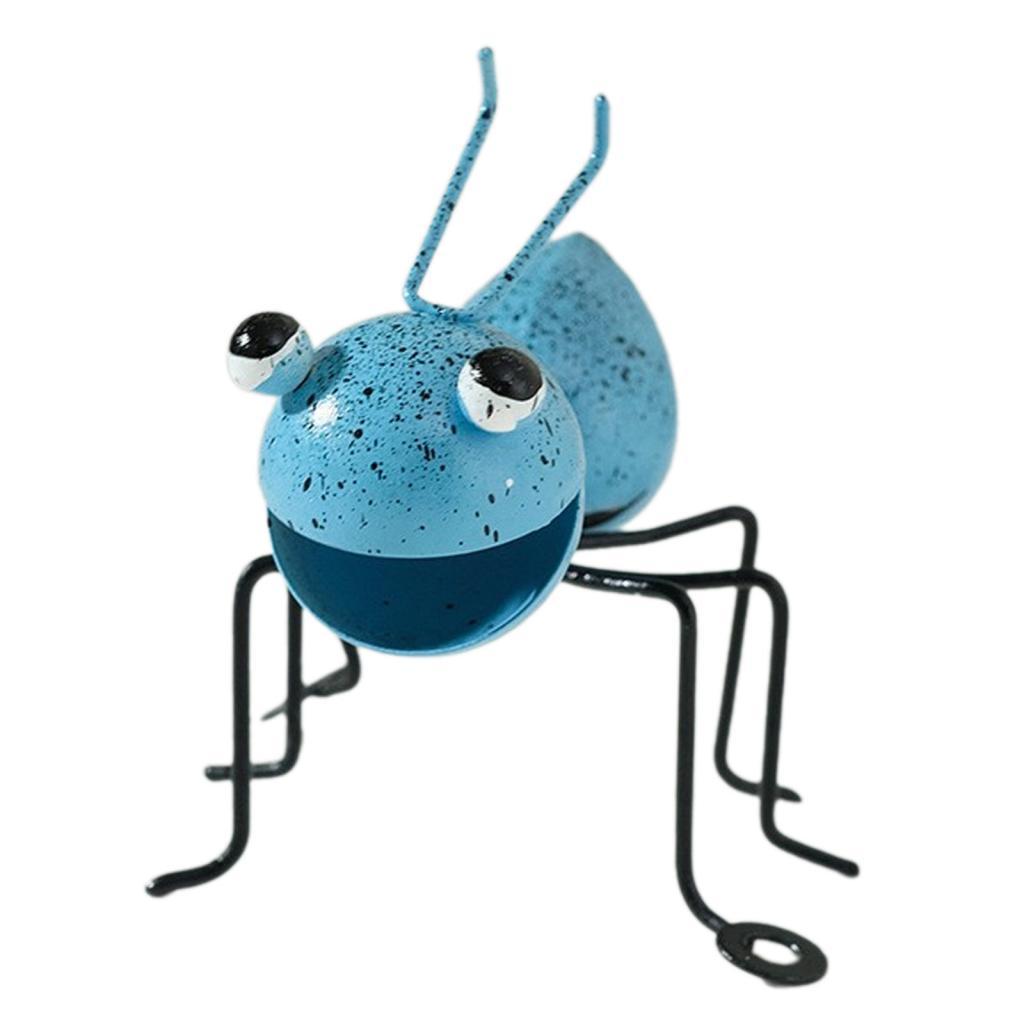 Metal ANT Garden Decor Ornament Handmade Adorable Wall Sculpture 8.5x8x10cm for