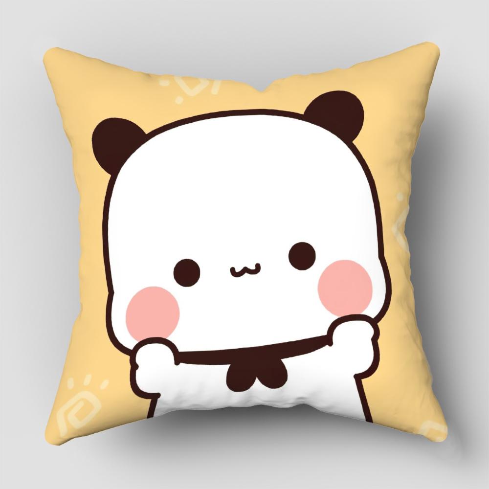 Bubu Dudu Pillowcase Cute Cartoon Bear Pillowcase Living Room Sofa Cushion Cover Bedroom Home Decoration Children's Gift