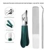 Super Sharp Oblique Nail Clippers: Large Opening, Anti-Splash, Pointed Mouth for Ingrown and Thick Toenails