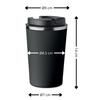 Kubek termiczny premium z nadrukiem no my problem lama na kawę 350ml kt_092