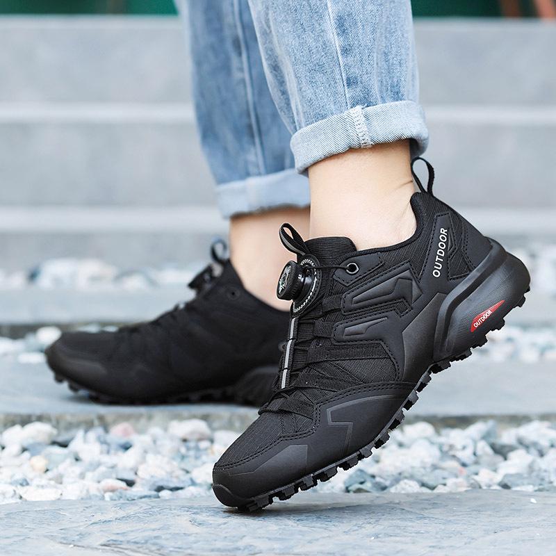 Men's Wear-Resistant Cycling & Hiking Lockless Shoes for Outdoor Sports