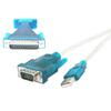 USB To RS232 COM Port 9-Pin Serial Cable