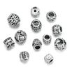 1pcs/lot 925 Sterling Silver Various Shape Silver Color Beads For DIY Jewelry Necklace Bracelets Making Supplies Accessories