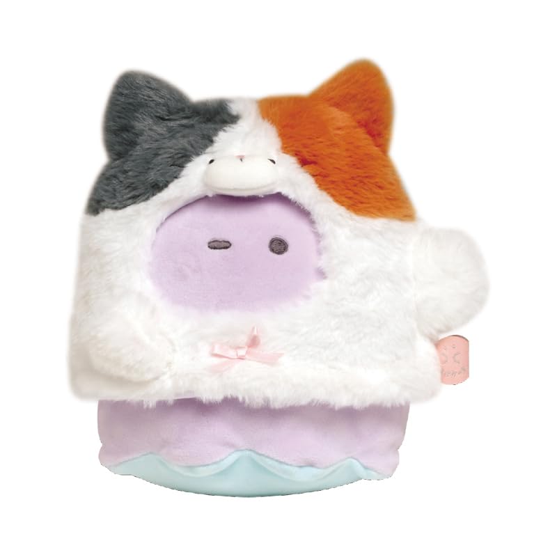 

Obakenu Plush Toy Medium Calico Cat