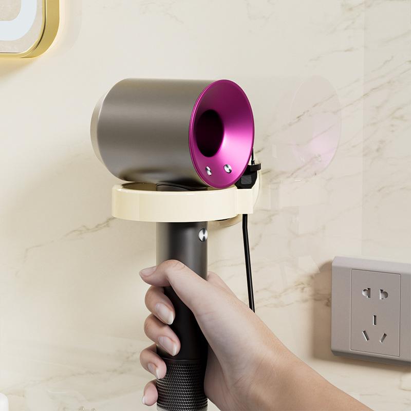 Hair Dryer Rack No Punching Household Bathroom Toilet Rack Storage Rack Wall Hanging Hair Dryer Rack Hair Dryer Rack Shelf