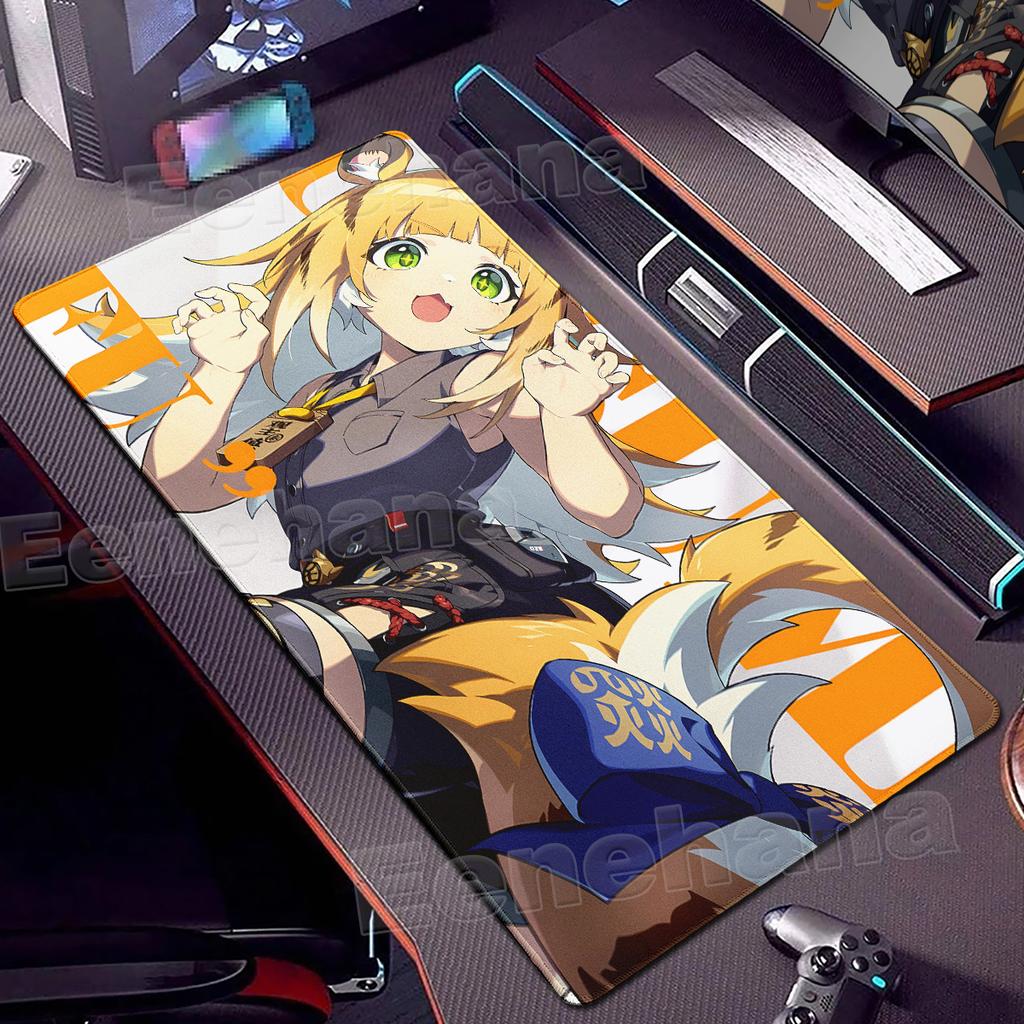 Large PC Gaming Zenless Zone Zero Mouse Pad Laptop Keyboard Non-slip Office Accessories XXL Gamer New Kawaii Girls ZZZ Desk Mats