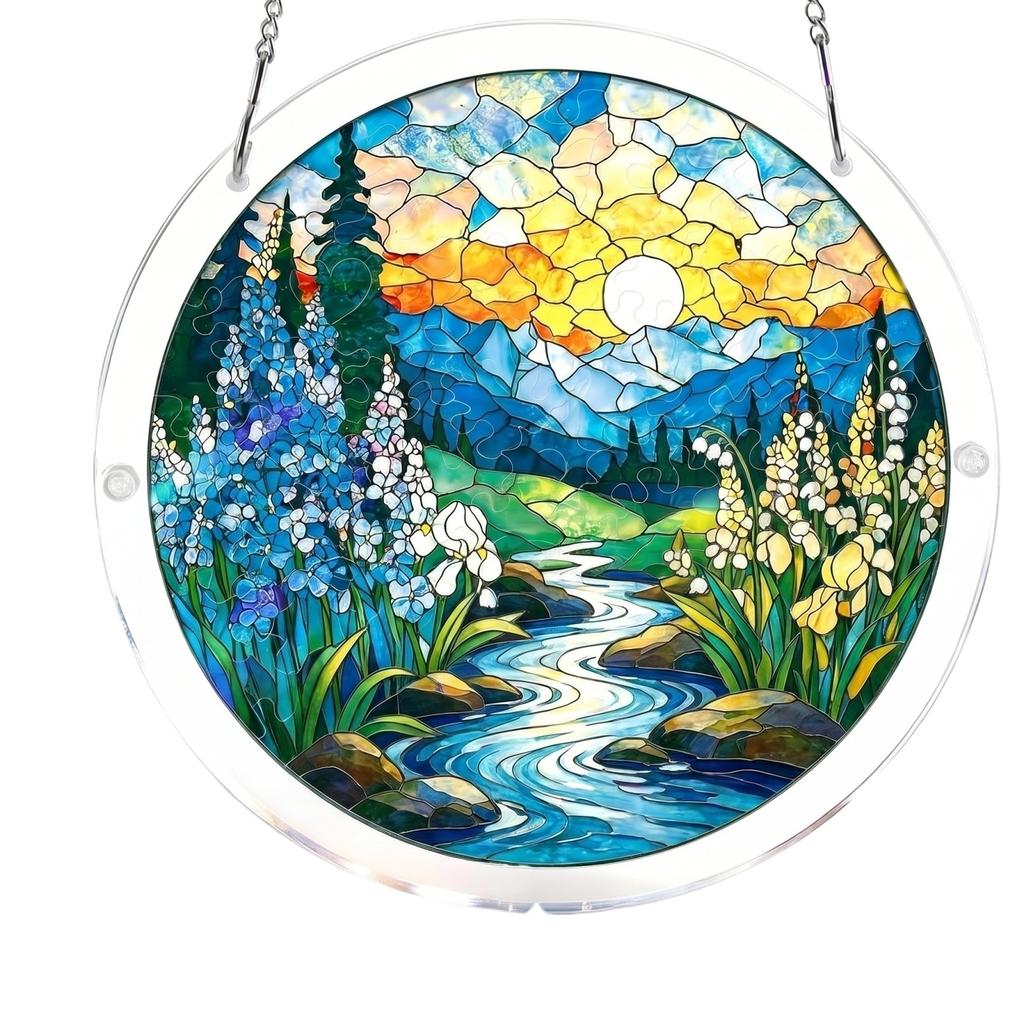 Acrylic Puzzle Can Be Hung Doors, Gardens, Indoor And Outdoor Decoration.