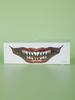 Body Art Colorful Halloween Horror Big Mouth Face Terrifying Pranking Tattoo Sticker Funny Makeup Party Waterproof Color Sticker