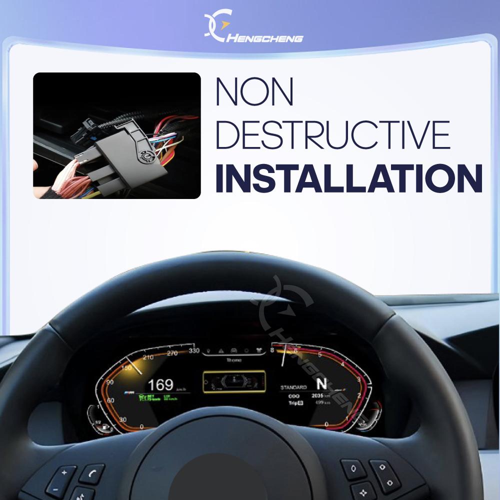 For BMW 5 Series 2003-2009 X5 2006-2013 Carplay Digital Cluster LCD Dashboard Cockpit Virtual Instrument Non-destructive