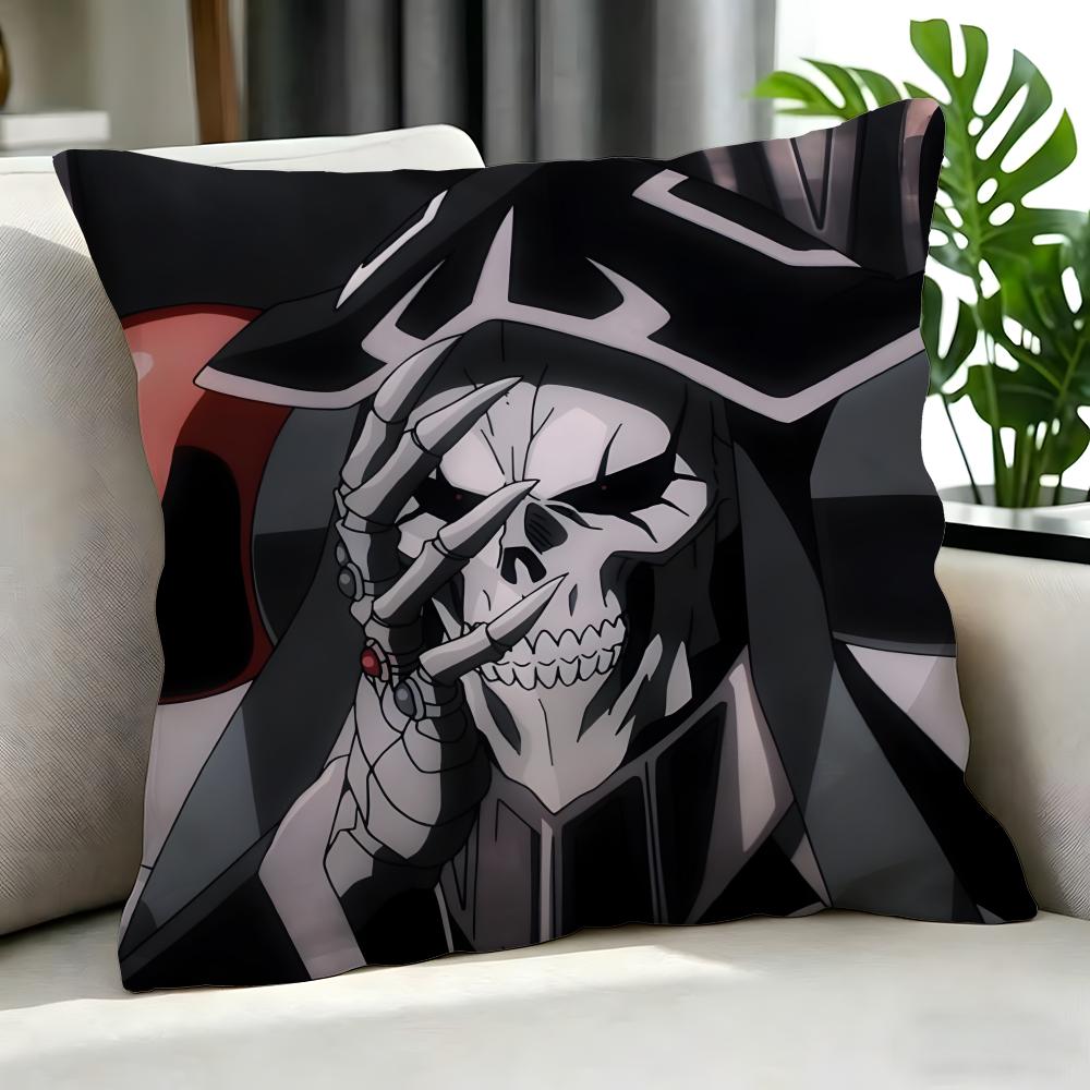 Anime Overlord Cushion Cover Cushion Cover Set 4Pcs 50X50 45X45 40X40 Pillowcase Decorative Sofa Home Decor