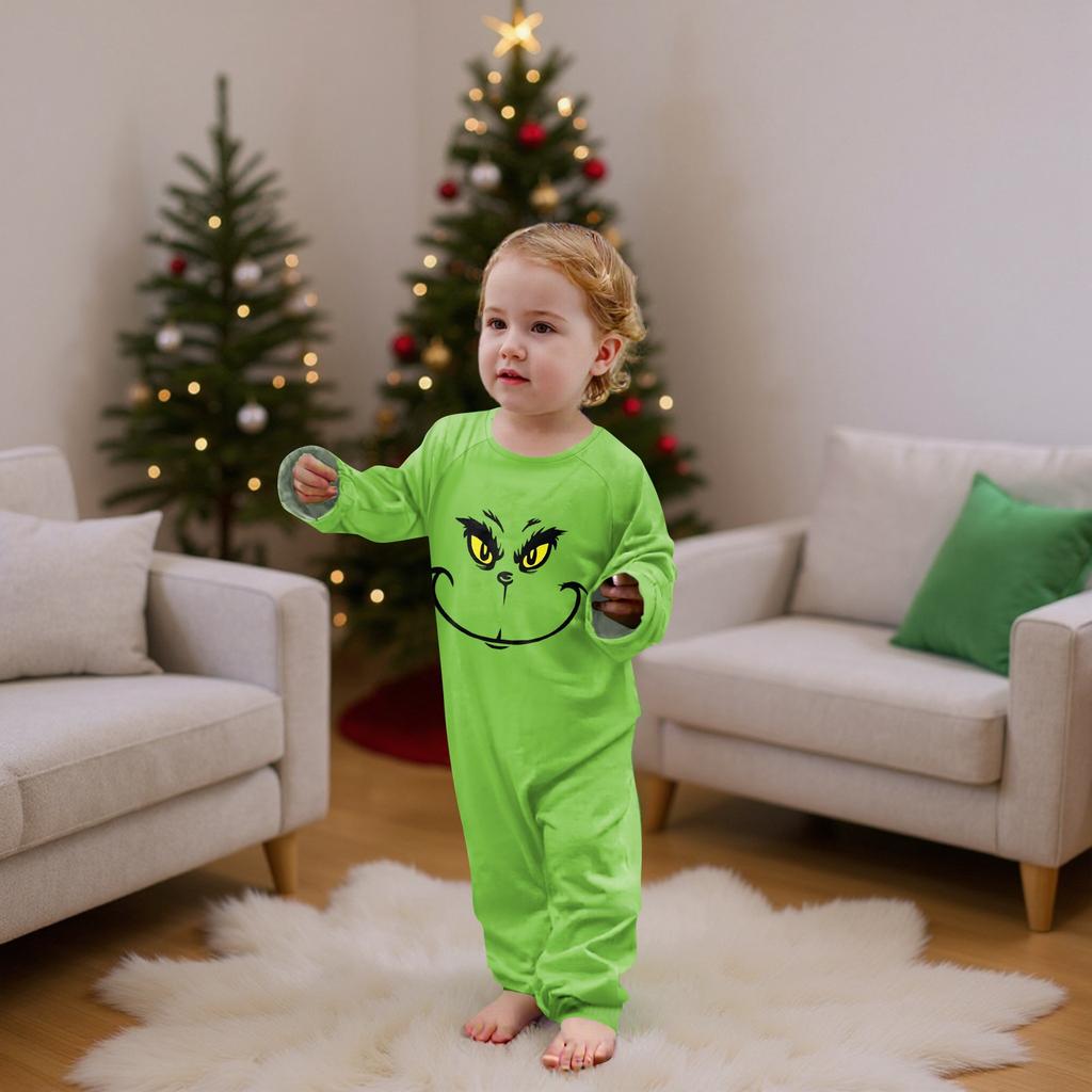 Passende Familiensets mit Weihnachtsmotiven, Langarmshirts und Hosen