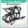 Front Bumper Sensor Harness For Tesla Model X 2016-2019 Reversing Radar Pdc Parking  Electric Eye Wiring Assembly 1032433-00-G