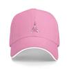 Paris Rosa Eiffelturm Muster Lässige Baseballkappe Tennis Skate Hip Hop Hüte Sommer Sonnenschutz Unisex-Jugendliche Street Style Kappen