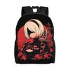NieRs 2B Japan Ink AO DEN Backpack for Men Women Teenage High School Business Daypack  Laptop Shoulder Bag with Pocket