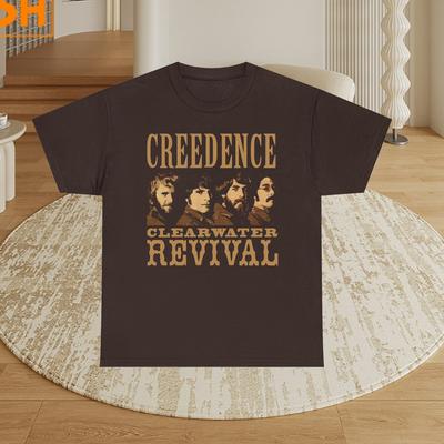 NEUES Creedence Clearwater Revival Dunkles Schokoladenfarbenes Baumwollhemd Vollständige Größen S-5XL SN201 Unisex T-Shirt