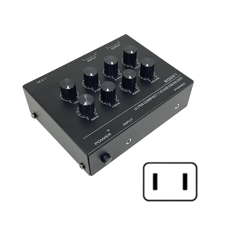 EQ207 7Band PreamplifierPrecise Sound Preamplifier with Trebles Middle,Basss for Improve and Precise Sound Adjustment