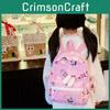 Adorable Colorful Backpack For Kids In Pink Blue Black Green White And Purple With Fun Cartoon Design