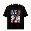 Patriotic Bald Eagle USA Flag Text Graphic Unisex Cotton Short Sleeve T-Shirt