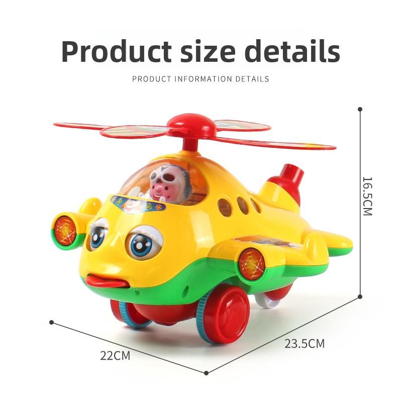 Cartoon Airplane Dog Large Cartoon Walker Dropshipping Hand-pushed Toy
