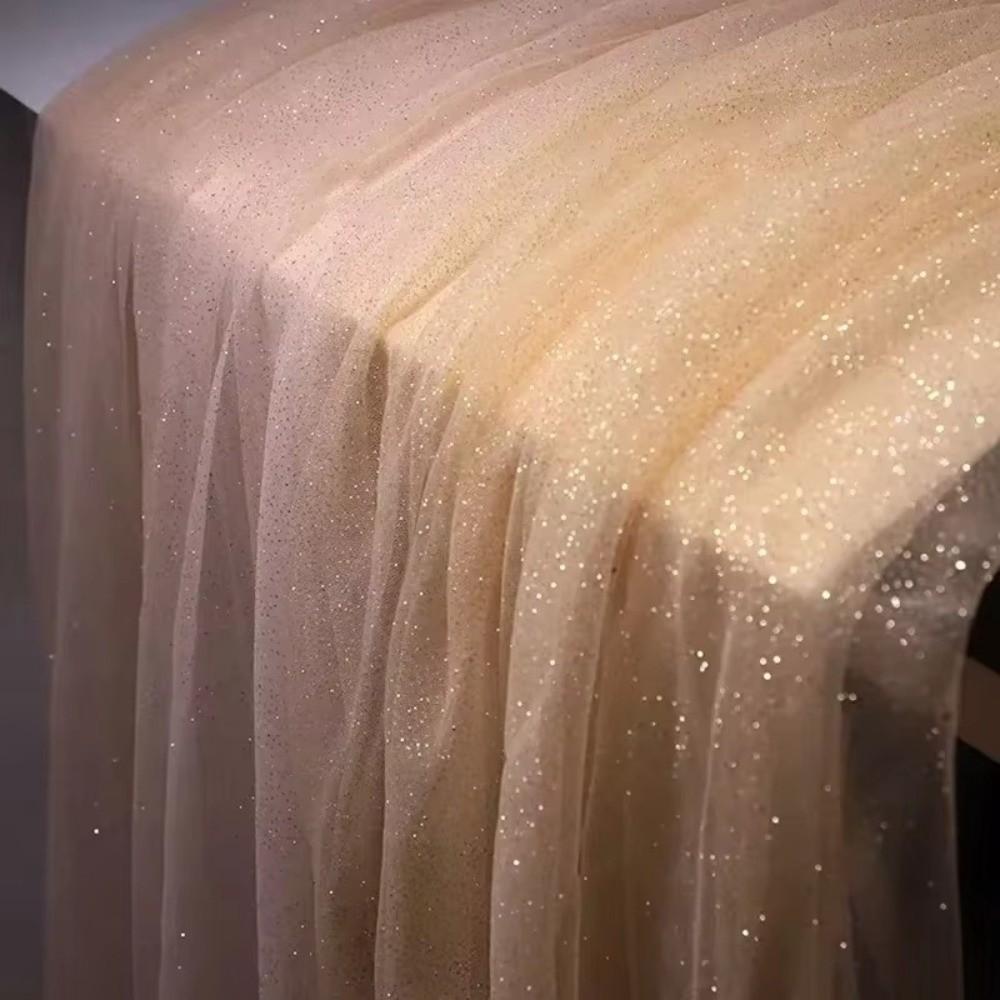 

Soft Shiny Glitter Fabric DIY Sewing Decoration Material New Sparkle Tulle Fabric